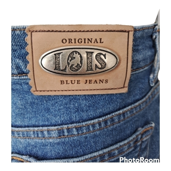 Vintage original LOIS blue jeans, high waist Mom jeans. Made in Canada, … - Picture 8 of 16